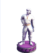 Kristoff Figurine -- Base roxa