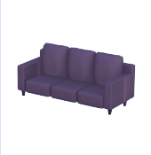 Large Black Couch