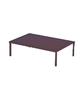 Large Dark Wood Dining Table