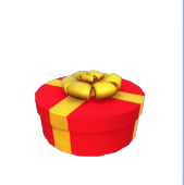 Caja de regalo redonda grande
