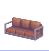 Large Tan Modern Couch