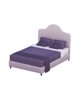 Cama de matrimonio Lavish Black