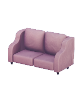 Sofá rosa coral