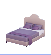 Cama Doble Gris Lavish