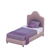 Lavish Gray Single Bed