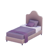 Cama individual Lavish Gray
