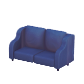 Lavish Navy Blue Couch