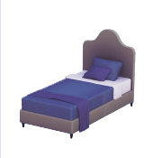 Cama individual Lavish Azul Marino