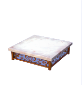 Mesa baja de mármol
