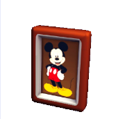 Mickey Mouse Photo in Small Frame