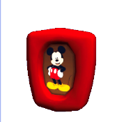 Mickey Mouse's Rounded Photo Frame