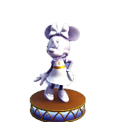 Figurita Minnie -- Base Celeste