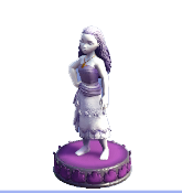 Figurita Moana Base Morada