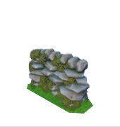 Mossy Stone Fence