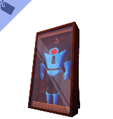 Expositor de trajes retro de Mr. Increíble