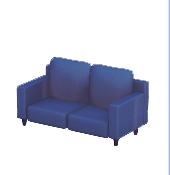Sofá azul marino