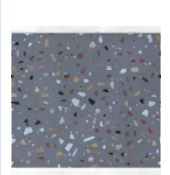 Papel pintado Terrazzo azul marino