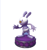 Figurita Oswald - Base morada