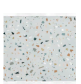 Papel pintado Terrazzo azul pálido