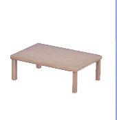 Pale Wood Coffee Table