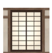 Papel pintado Shoji de madera pálida