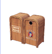 Papelera de reciclaje Park