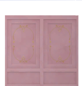 Pink French Castle Wallpaper