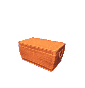 Cesta de mimbre para cuarto de juegos
