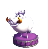 Figurita Pumbaa Base Morada