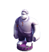 Figurita Ralph -- Base morada