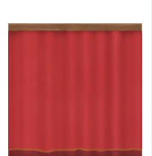 Papel pintado Cortina roja
