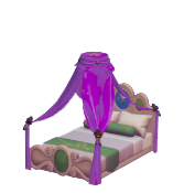 Cama de cuatro plazas Rose