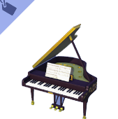 Pianoforte a coda reale