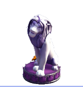Simba Figurine Purple Base