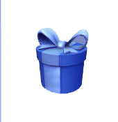 Caja de regalo redonda pequeña