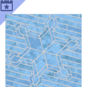 Snowflake Tile Flooring