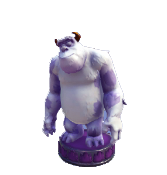 Sulley Figurita - Base Morada