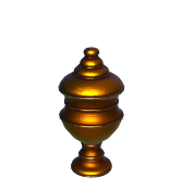 Tall Golden Vase