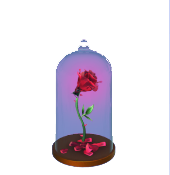 Die verwunschene Rose der Bestie