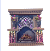 Thorny Fireplace