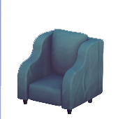 Turquoise Armchair