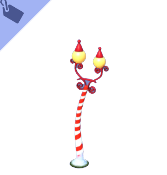 Twisty Candy Cane Light Post