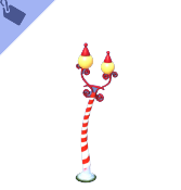 Poste de luz Twisty Candy Cane