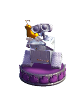Wall-E Figurine -- Purple Base
