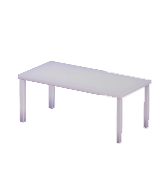 Mesa de comedor blanca