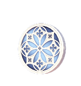 White Gothic Rose Window