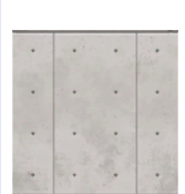 Muro de hormigón perforado blanco