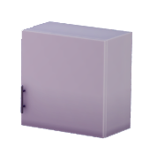 Mostrador blanco de una puerta - Tirador izquierdo