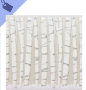 Wintery Birch Wallpaper
