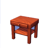 Mesa auxiliar de madera